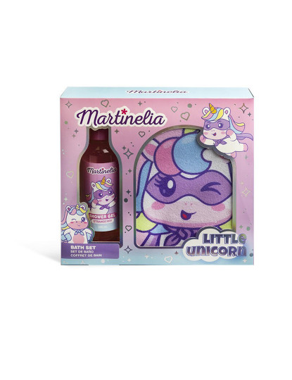 imagem de CONJUNTO DE BANHO MARTINELIA LITTLE UNICORN COM LUVA DE BANHO1