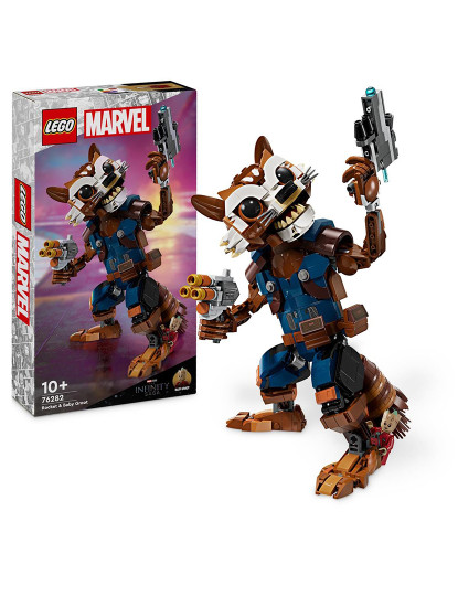 imagem de LEGO SUPER HEROES ROCKET E GROOT BEBÉ 762821