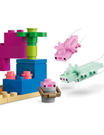 imagem de LEGO MINECRAFT A CASA DE AXOLOTL 212476