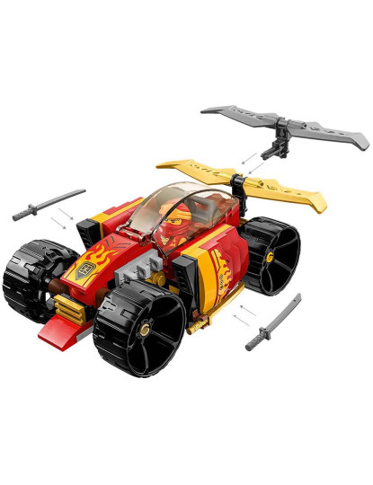 imagem de LEGO NINJAGO CARRO CORRIDA NINJA EVO DO KAI 717804