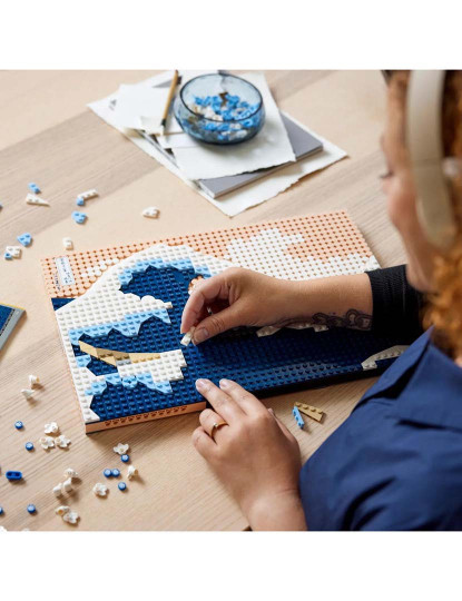 imagem de LEGO ART HOKUSAI A GRANDE ONDA 312086