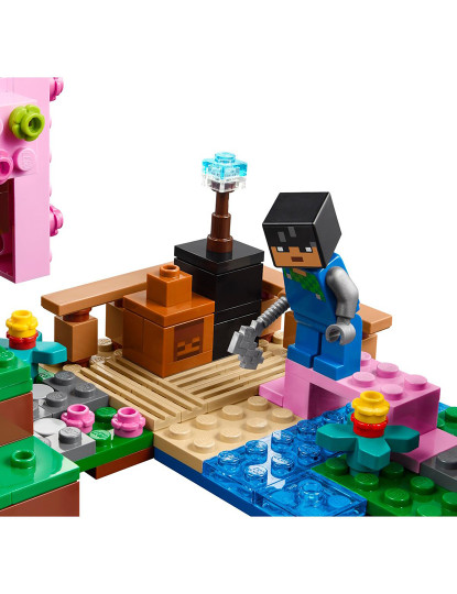 imagem de LEGO MINECRAFT JARDIM DAS CEREJEIRAS EM FLOR 212606