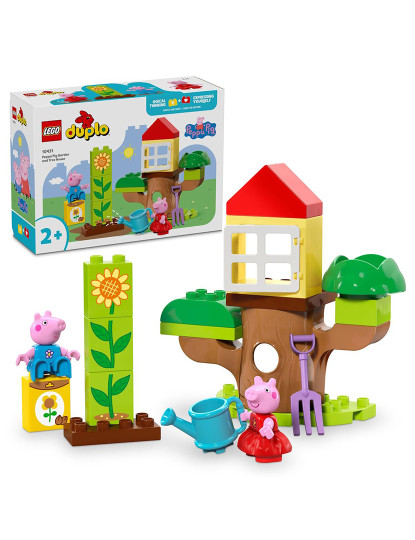 imagem de LEGO DUPLO PEPPA PIG JARDIM E CASA DA ARVORE 104311