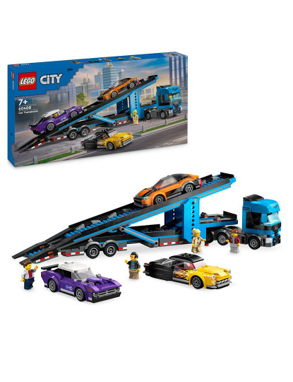 imagem de LEGO CITY CAMIÃO TRANSPORTE COM DESPORTISTAS 604081