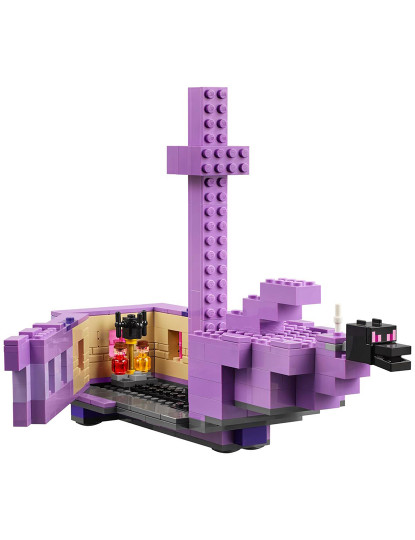 imagem de LEGO MINECRAFT O DRAGÃO ENDER NAVIO DO FIM 212646