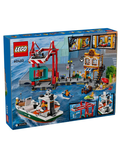 imagem de LEGO CITY PORTO MARÍTIMO NAVIO DE CARGA 6042211