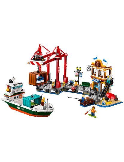 imagem de LEGO CITY PORTO MARÍTIMO NAVIO DE CARGA 604223