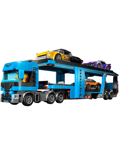 imagem de LEGO CITY CAMIÃO TRANSPORTE COM DESPORTISTAS 604085