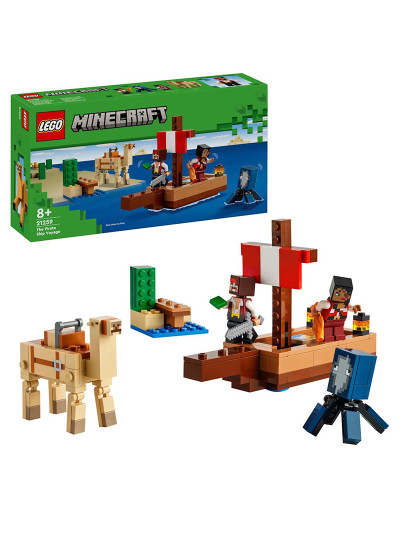 imagem de LEGO MINECRAFT A VIAGEM DO NAVIO PIRATA 212591