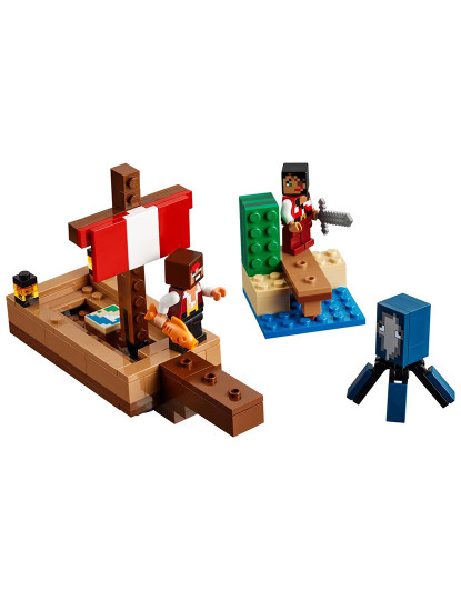 imagem de LEGO MINECRAFT A VIAGEM DO NAVIO PIRATA 212594