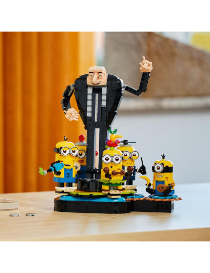 imagem de LEGO MINIONS GRU CONSTRUÍDOS COM PEÇAS 7558212