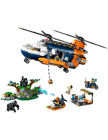 imagem de LEGO CITY HELICÓPTERO NO ACAMPAMENTO BASE 604373