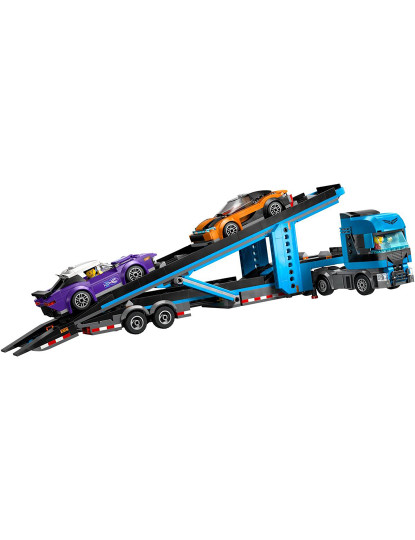 imagem de LEGO CITY CAMIÃO TRANSPORTE COM DESPORTISTAS 604086