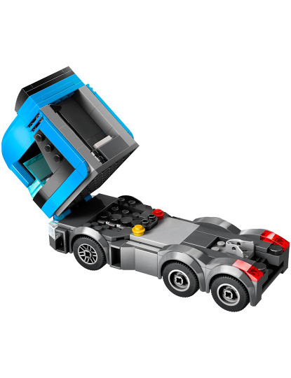 imagem de LEGO CITY CAMIÃO TRANSPORTE COM DESPORTISTAS 604087