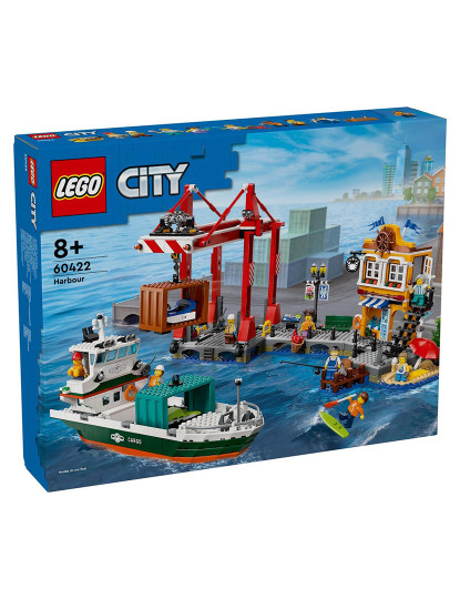 imagem de LEGO CITY PORTO MARÍTIMO NAVIO DE CARGA 604222