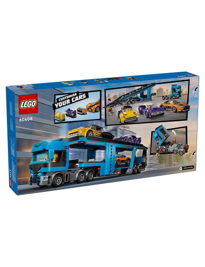 imagem de LEGO CITY CAMIÃO TRANSPORTE COM DESPORTISTAS 6040812