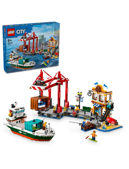 imagem de LEGO CITY PORTO MARÍTIMO NAVIO DE CARGA 604221