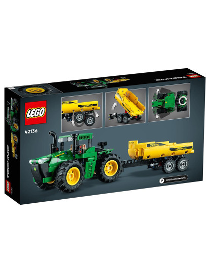 imagem de LEGO TECHNIC TRACTOR JOHN DEERE 9620R 4WD 4213610