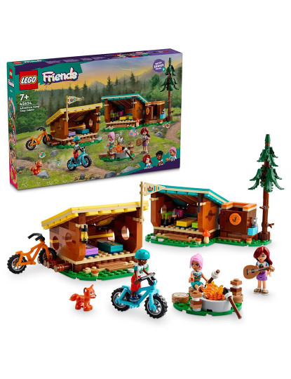 imagem de LEGO FRIENDS  CAMPO AVENTURAS CABANAS CONF. 426241