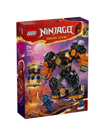 imagem de LEGO NINJAGO ROBÔ DA TERRA ELEMENTAL DO COLE 718062