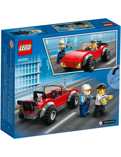 imagem de LEGO CITY PERSEGUI.DE CARRO COM MOTO POLICIA 603928