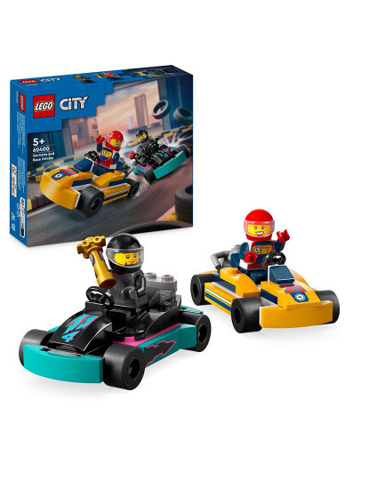 imagem de LEGO CITY CARROS DE KARTING E PILOTOS 604001