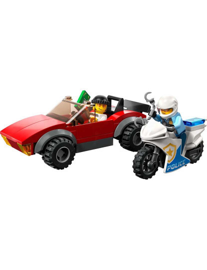 imagem de LEGO CITY PERSEGUI.DE CARRO COM MOTO POLICIA 603922