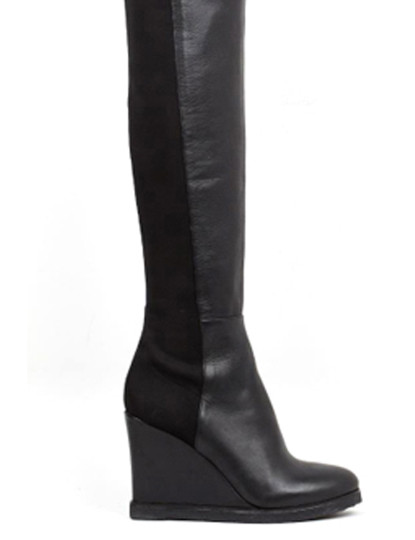 botas salto cunha