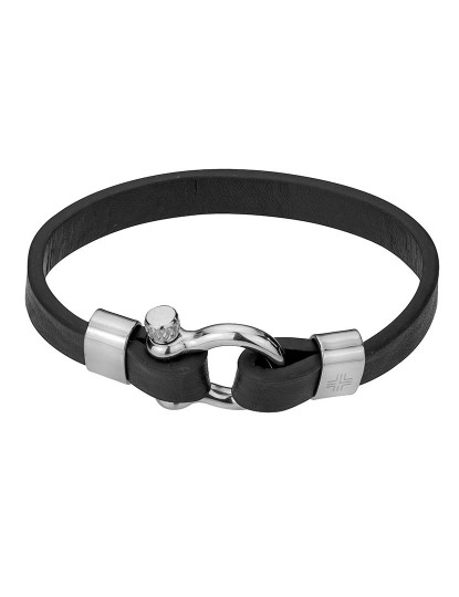 imagem de Pulseira Paul Homem Preto e Prateado3