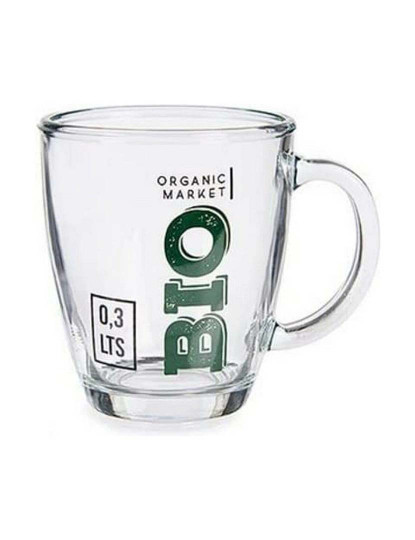 imagem de Caneca Bio Transparente Vidro 6 un 320 ml1