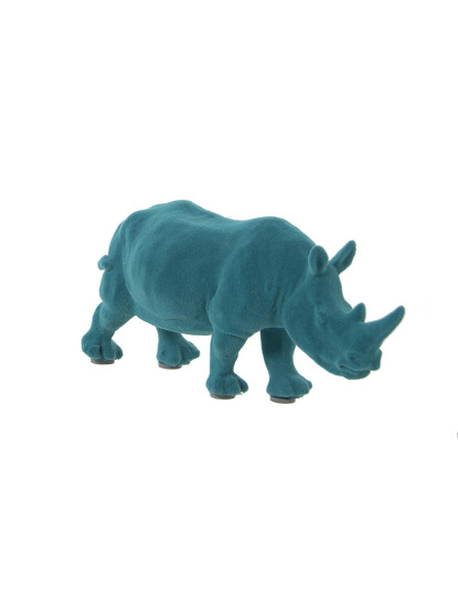 imagem de Figura Decorativa Rinoceronte Azul2