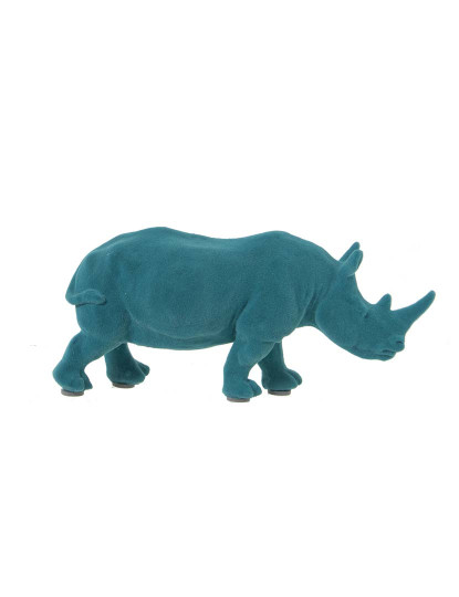 imagem de Figura Decorativa Rinoceronte Azul1