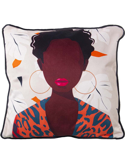 imagem de Almofada Veludo 45X45Cm Louis Venecia C Fecho 1