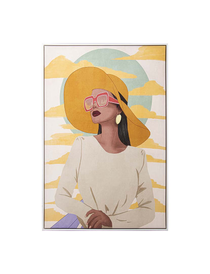 imagem de Quadro Tela Impresso Branco1