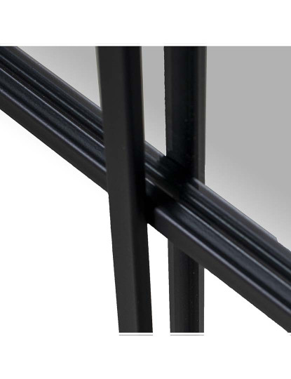 imagem de Espelho Metal Preto Só Vertical 3
