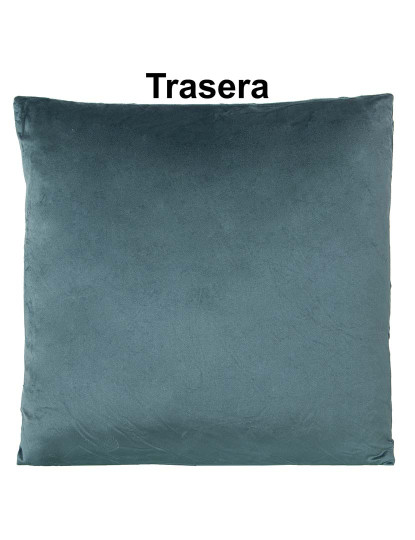 imagem de Almofada 45X45 Veludo Verde C Fecho 2