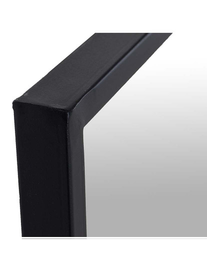 imagem de Espelho Metal Preto Só Vertical 2