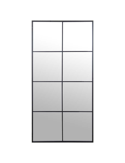 imagem de Espelho Metal Preto Só Vertical 1