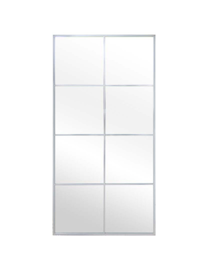 imagem de Espelho Metal Branco Só Vertical 1