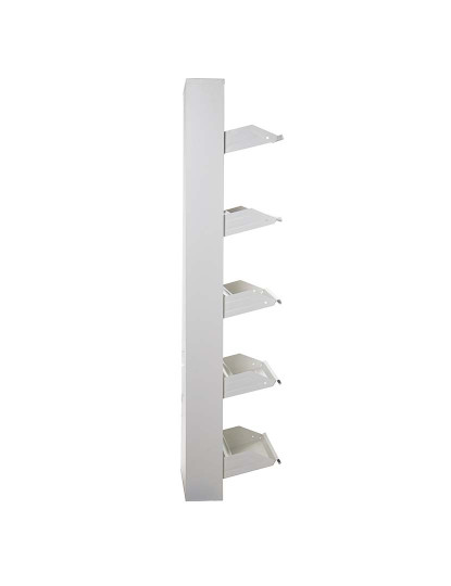imagem de Sapateira Metal 5 Gavetas Branco Mate 5