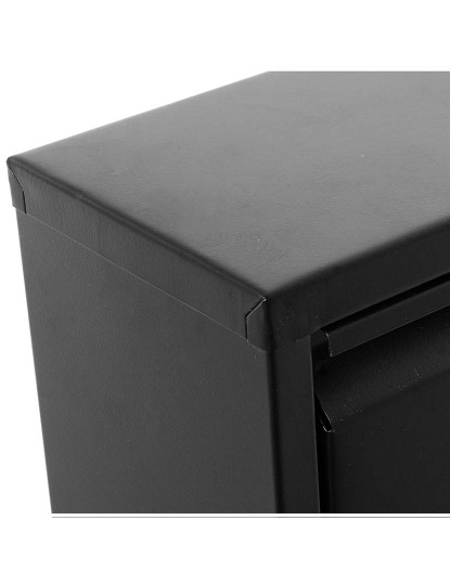 imagem de Sapateira Metal 5 Gavetas Preto Mate 4