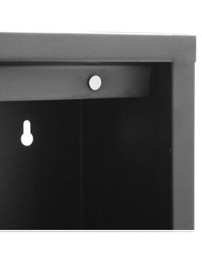 imagem de Sapateira Metal 5 Gavetas Preto Mate 3