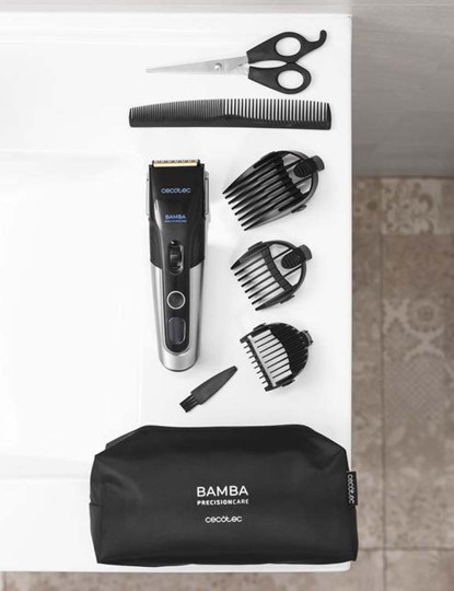 imagem de Aparador de Cabelo Bamba PrecisionCare Titanium (Preto)9