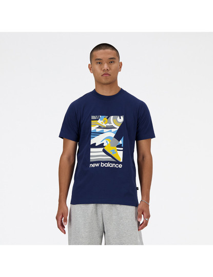 imagem de Camisola de Homem Azul Sport Essentials Triathlon T-Shirt3