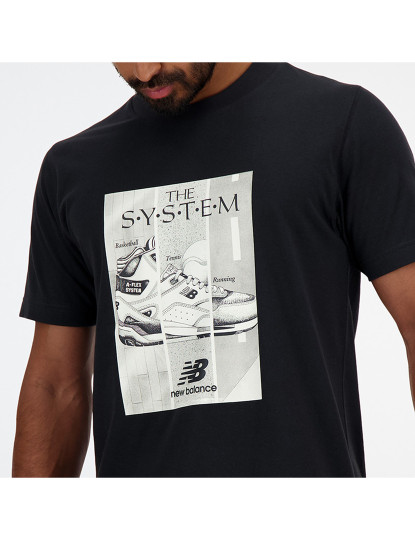 imagem de Camisola de Homem Preto Sport Essentials Poster T-Shirt4