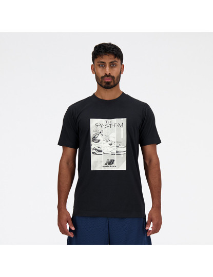 imagem de Camisola de Homem Preto Sport Essentials Poster T-Shirt1