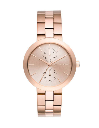 imagem de Relógio Senhora Quartz Rosa Dourado1