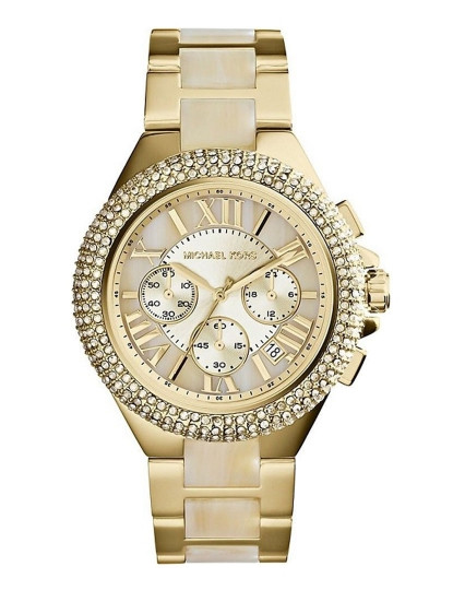 imagem de Relógio Michael Kors Dourado com Cristais1