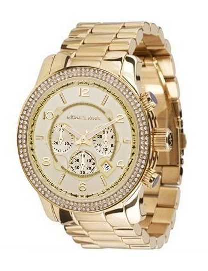 imagem de Relógio Michael Kors Dourado c/Brilhantes1