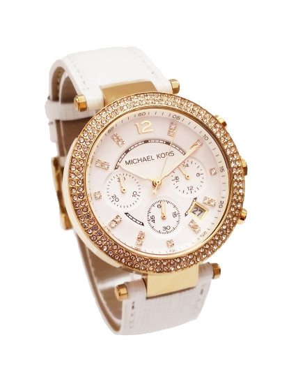 imagem de Relógio Michael Kors Senhora  Branco e Dourado2